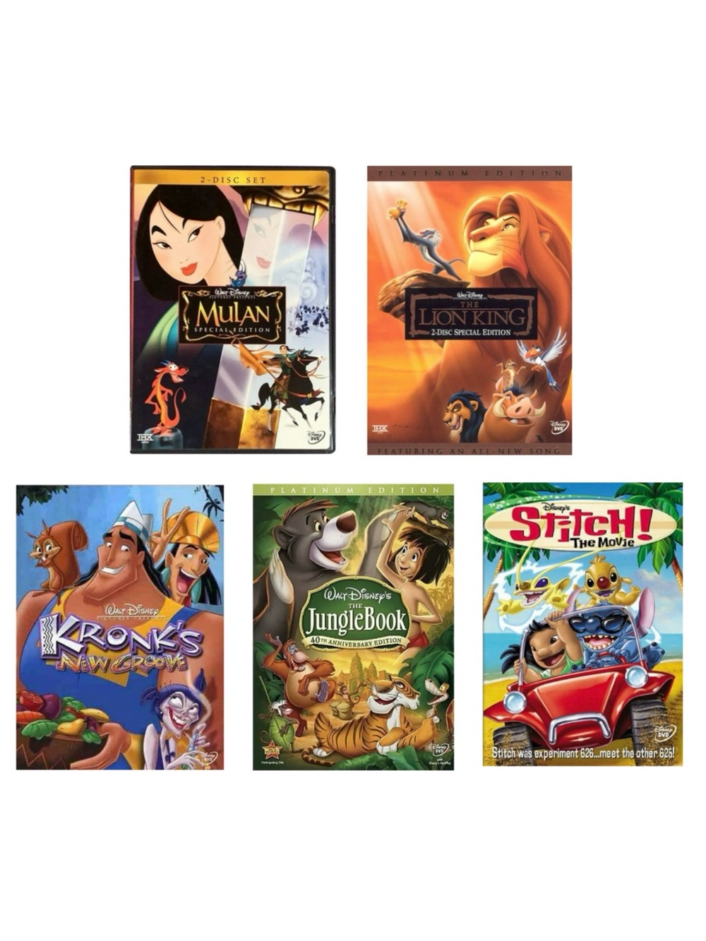 5 DVD’s